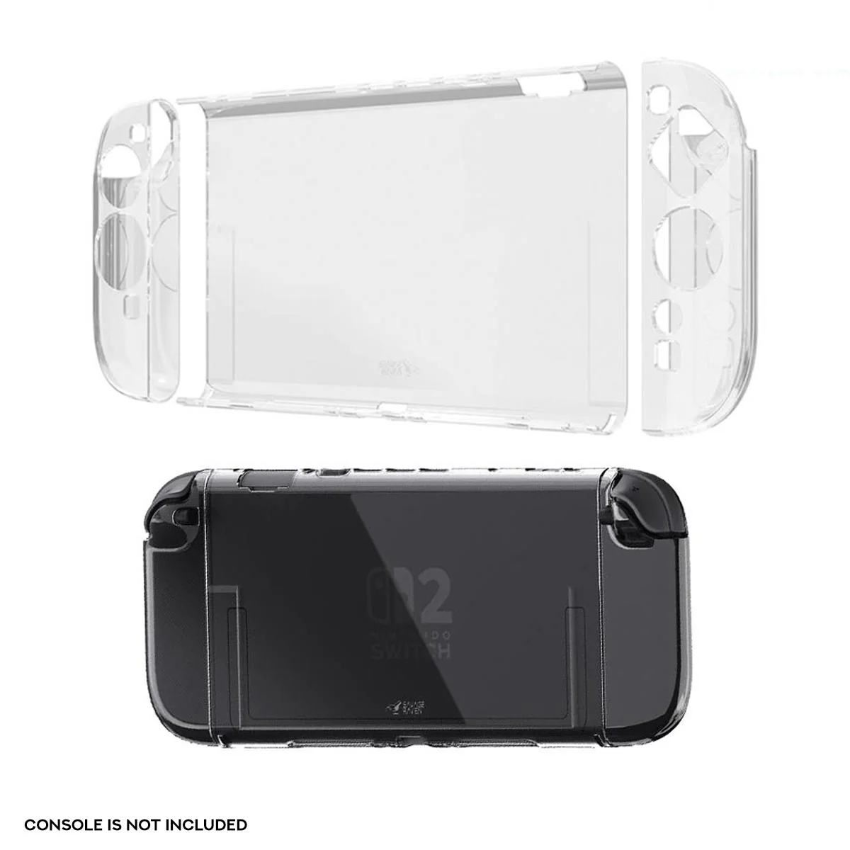 Skull & Co. Split Case for Nintendo Switch 2 (Crystal Clear) (NS2SPT-CL) - Image 2