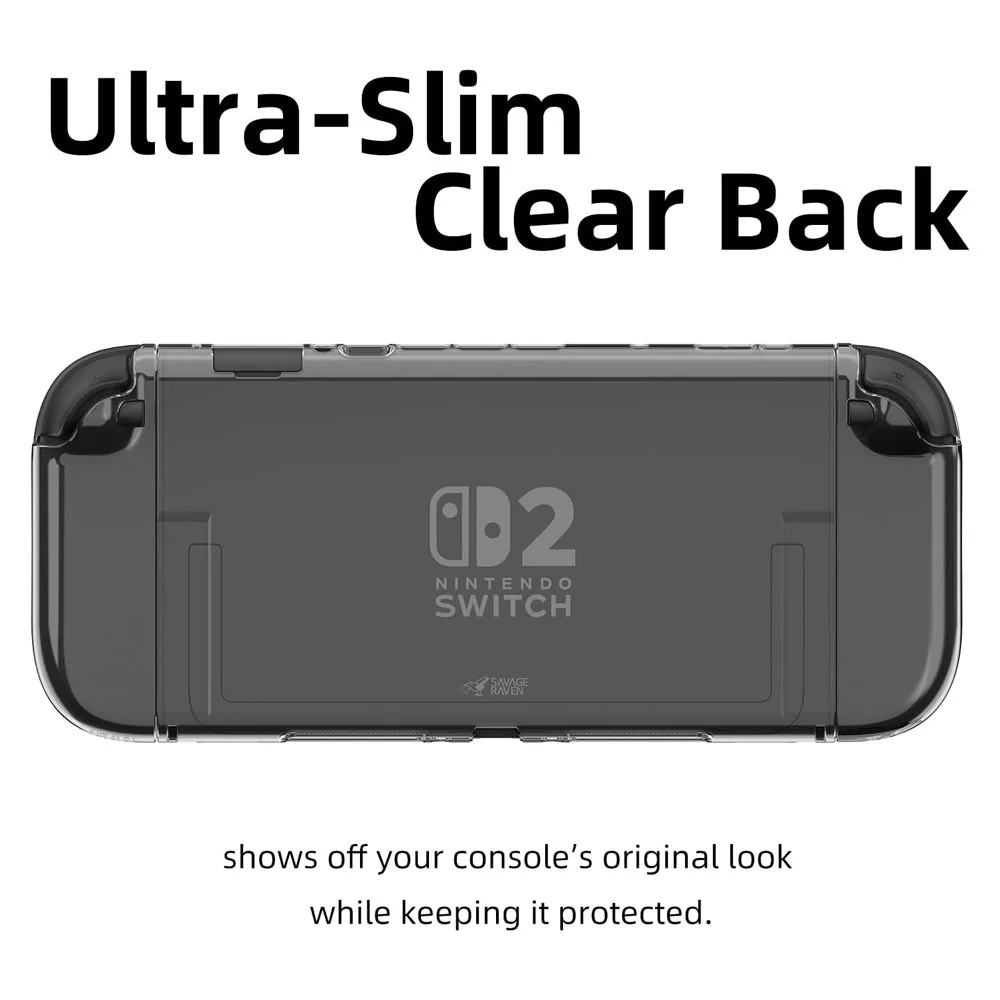 Skull & Co. Split Case for Nintendo Switch 2 (Crystal Clear) (NS2SPT-CL) - Image 7