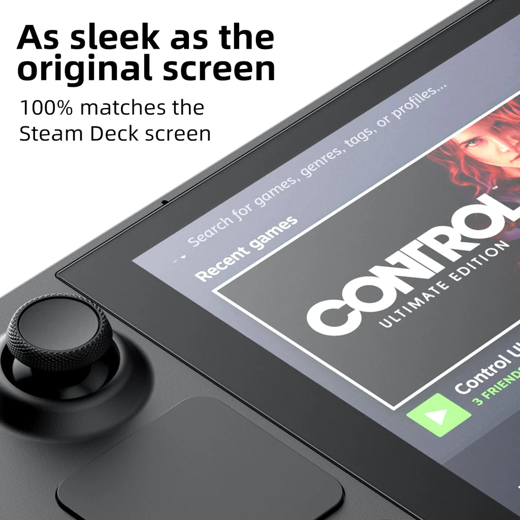 Skull & Co. Tempered Glass Screen Protector for Steam Deck 2-Pack (SDSP2) - Image 3