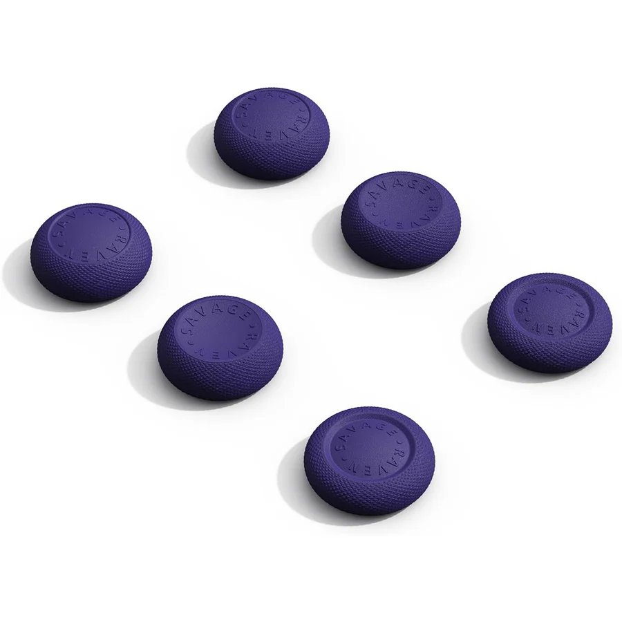 Skull & Co. Thumb Grip for Nintendo Switch 2 (Black, Neon Blue/Red, Galactic Purple, Light Purple/Light Green) - Image 5