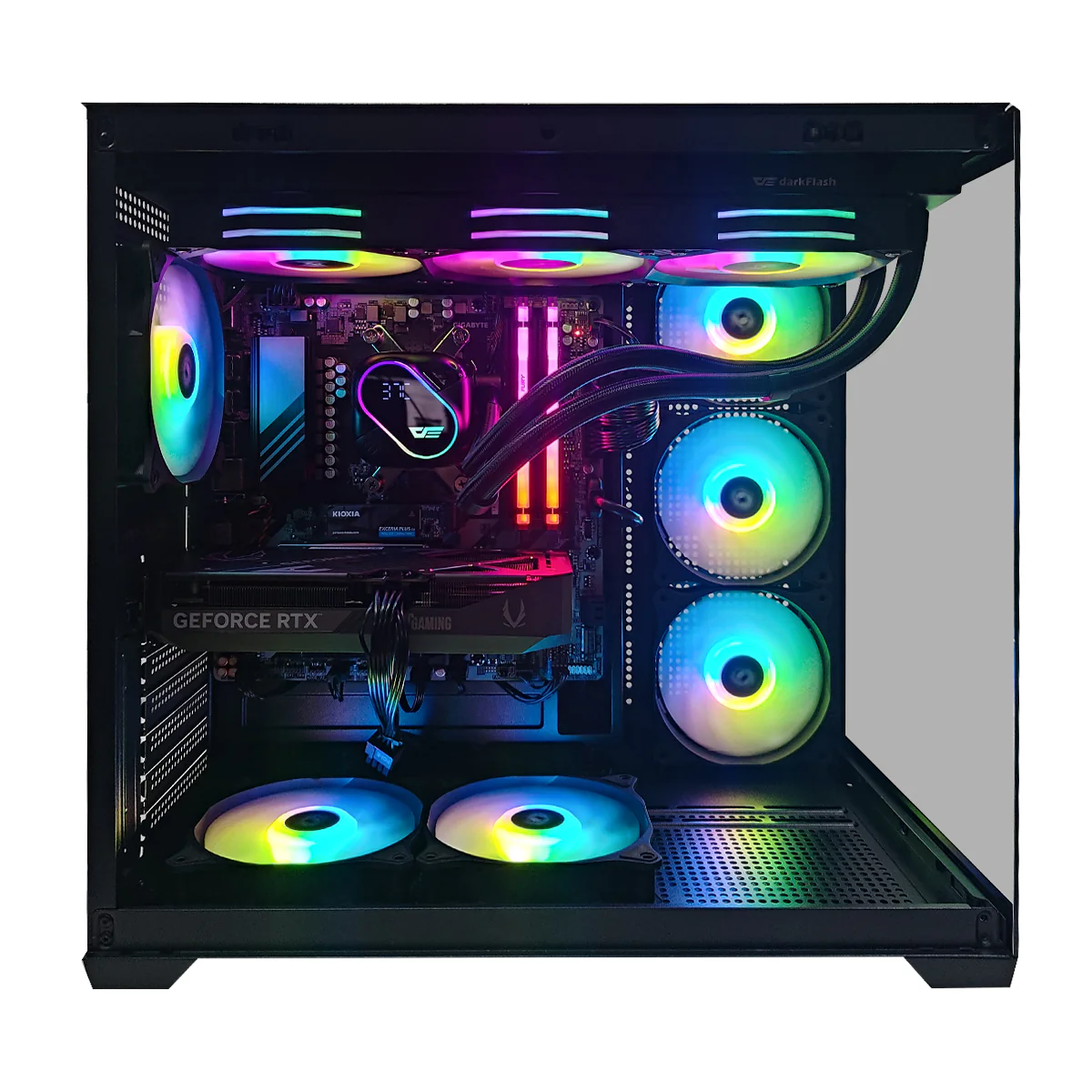 Sophos Tesseract Black Desktop Gaming PC | AMD Ryzen 7 9700X | 16GB RAM | 1TB SSD | RTX 5060 Ti | Windows 11 Pro - Image 8