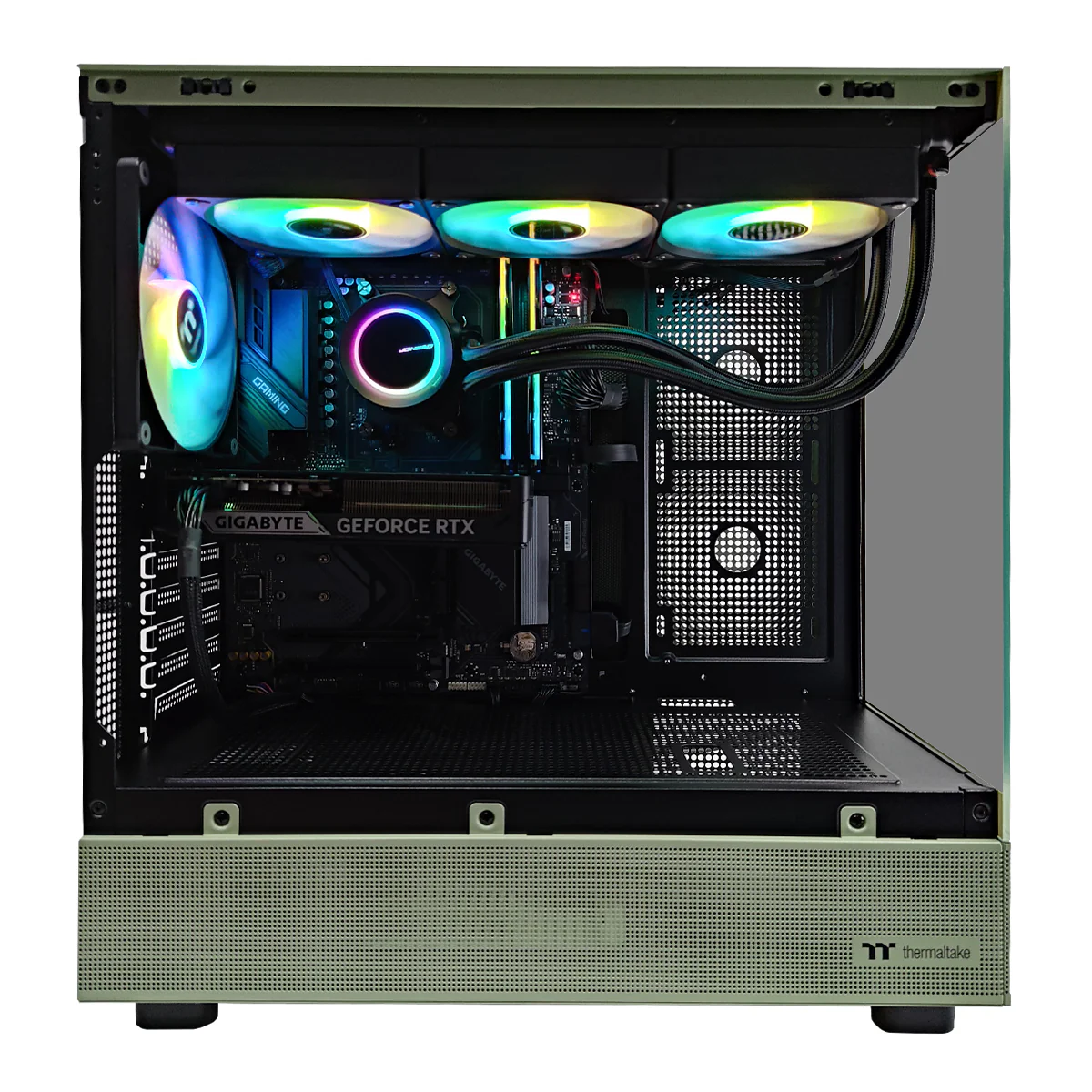 Sophos View 270 Matcha Green Desktop Gaming PC | AMD Ryzen 7 9700X | 32GB RAM | 1TB SSD | RTX 5060 TI | Windows 11 Pro - Image 2