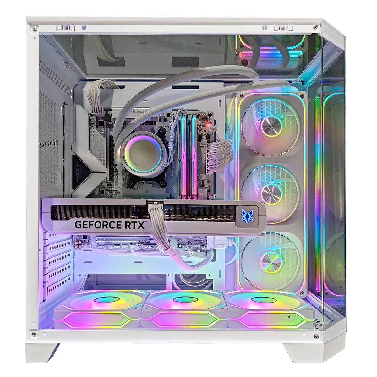 Sophos Zentra White Desktop Gaming PC | AMD Ryzen 7 7700X | 32GB RAM | 1TB SSD | with WIFI + Bluetooth | GeForce RTX 5070 OC | Windows 11 Pro - Image 2