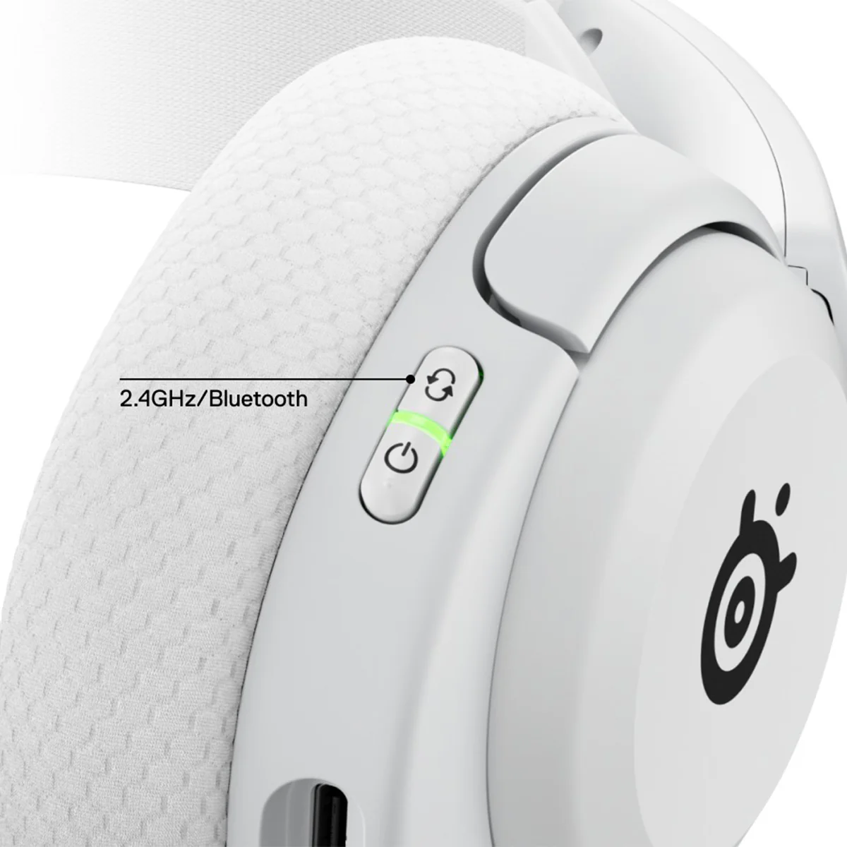 SteelSeries Arctis Nova 5P Wireless Gaming Headset For PC/PlayStation/N-Switch/Mobile (White) (61674) - Image 5