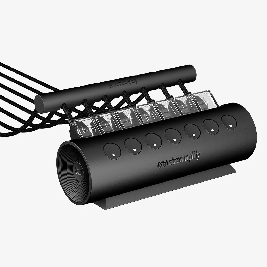 Streamplify Hub CTRL 7 7-Port RGB 3.0 USB Hub (Black) - Image 2