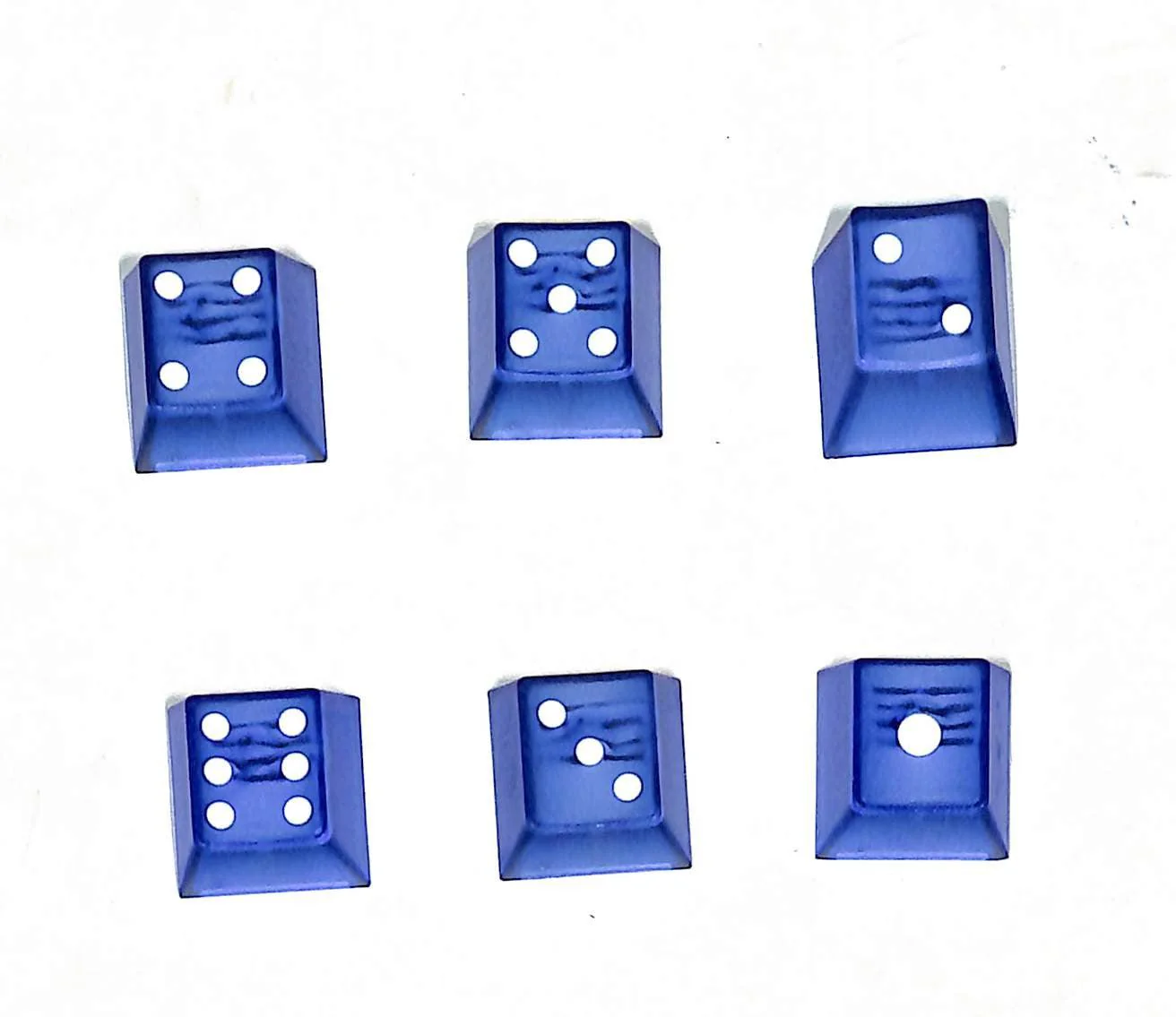 Taihao Double Shot ABS-CUBIC Novelty Backlit Keycaps Set For Cherry MX Switch (6-Keys) (Skyblue) (T01BU101) - Image 4