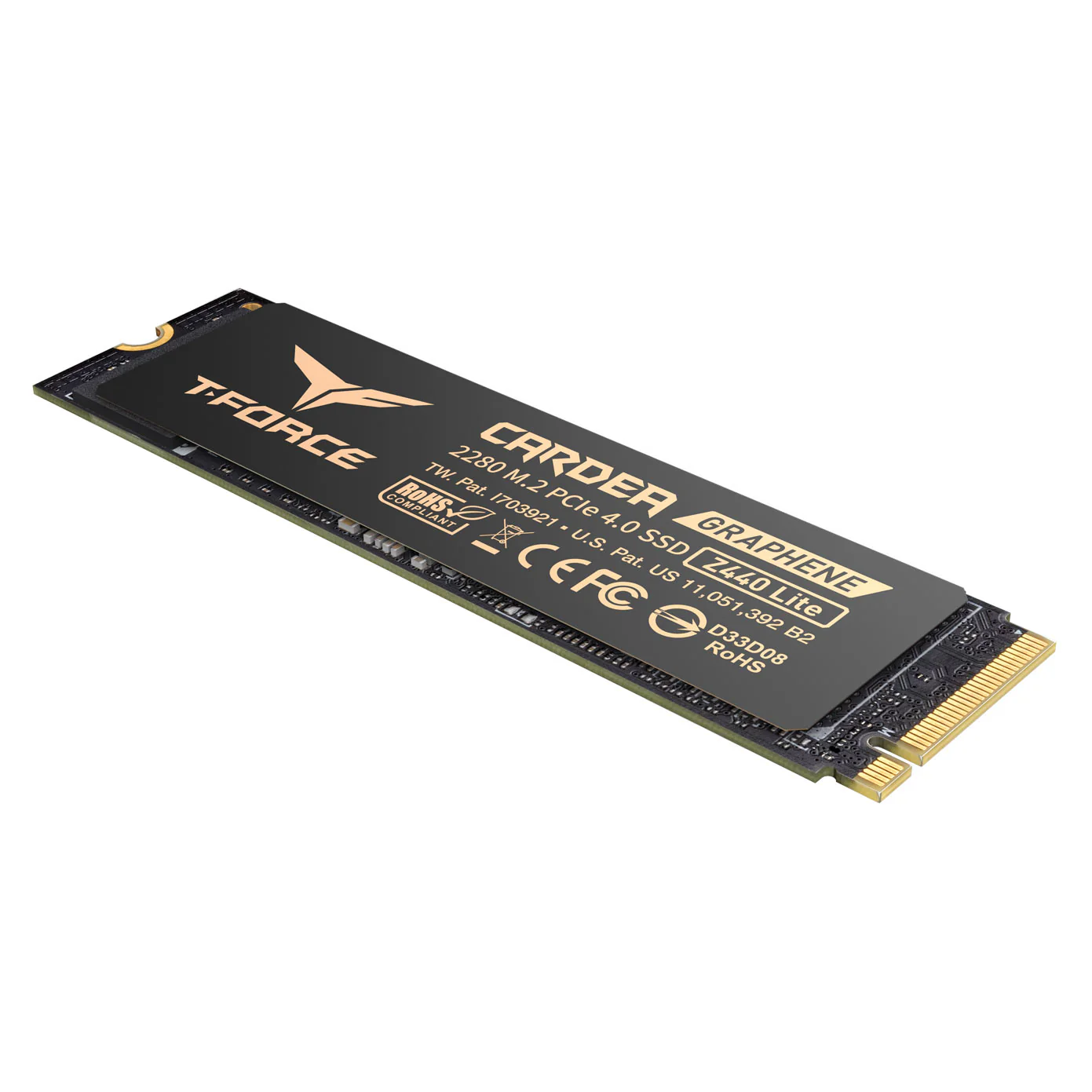 TeamGroup T-Force Cardea Z440 Lite M.2 2280 1TB PCIe Gen4 x4 NVMe 5000MB/s Read Gaming SSD with Graphene Heat Sink (TM8FFT001T0C129) - Image 3