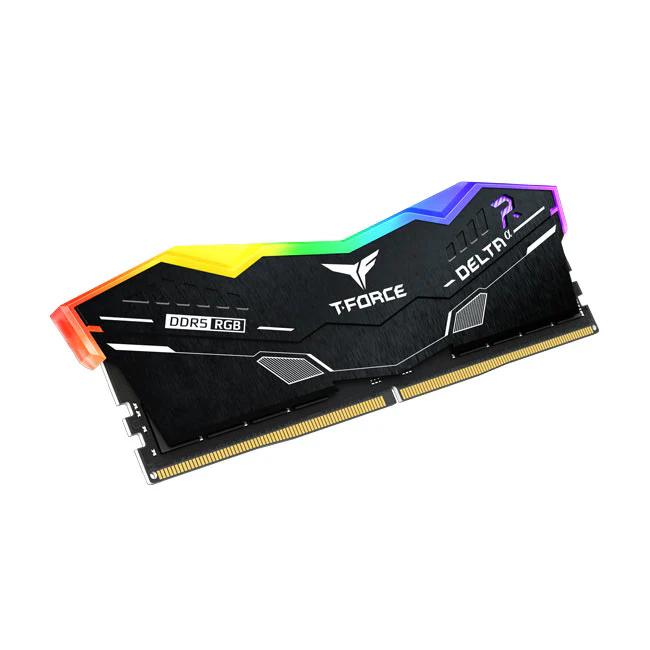 Teamgroup T-Force Delta A RGB 16GB (1x16GB) DDR5 AMD Expo 6000MHz CL38-38-38-78 1.25V Gaming Desktop Memory (Black) (FF7D516G6000HC38A01) - Image 6