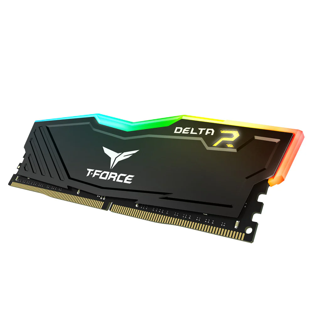 TeamGroup T-Force Delta RGB DDR4 16GB (2X8GB) 3600MHz CL18-22-22-42 1.35V Gaming Desktop Memory (Black, White) (TF3D416G3600HC18JDC01, TF4D416G3600HC18JDC01) - Image 4