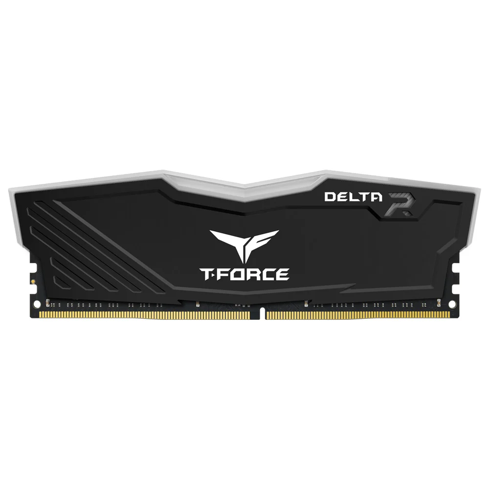TeamGroup T-Force Delta RGB DDR4 8GB (1x8GB) 3200MHz CL16-18-18-38 1.35V Gaming Desktop Memory (Black, White) - Image 3