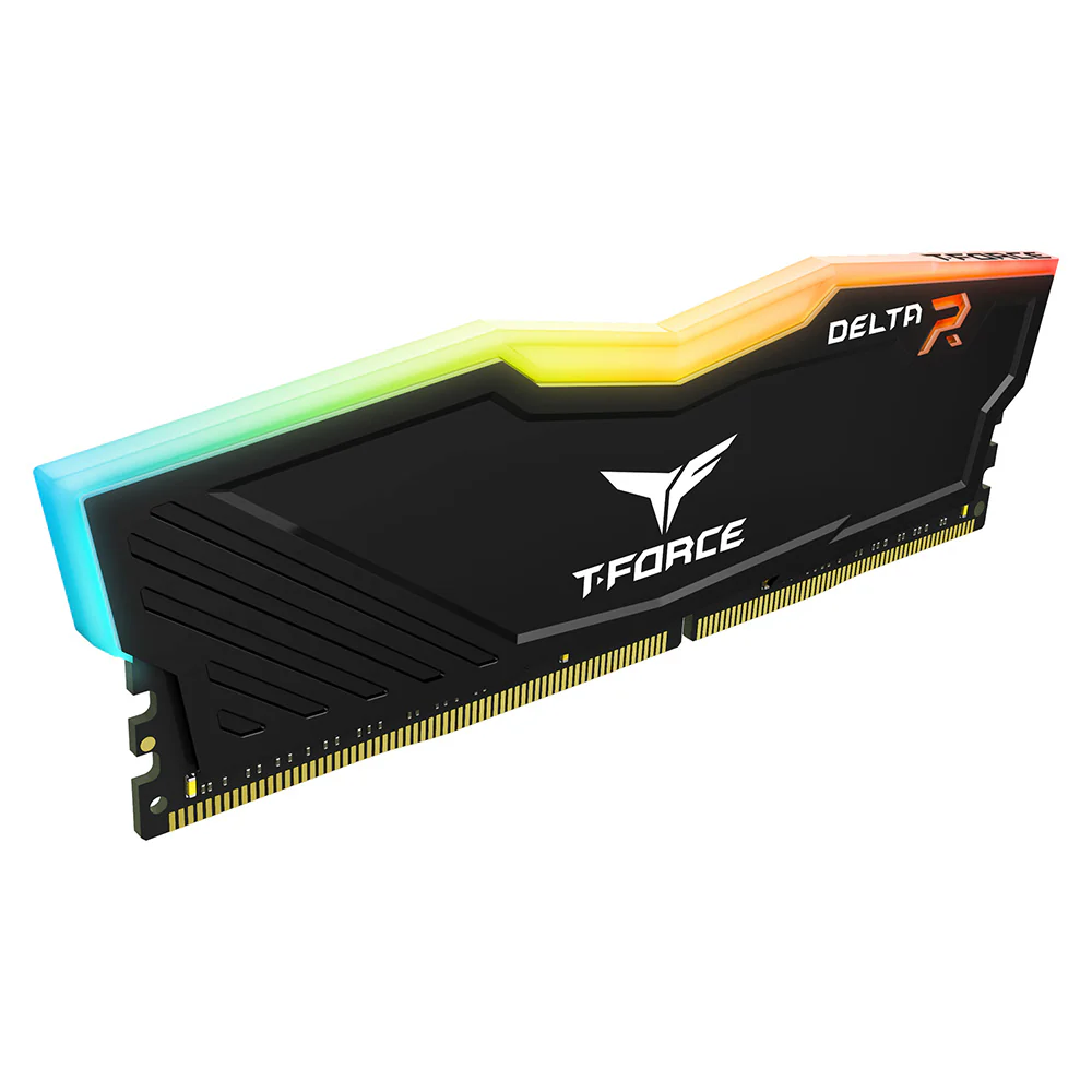 TeamGroup T-Force Delta RGB DDR4 8GB (1x8GB) 3200MHz CL16-18-18-38 1.35V Gaming Desktop Memory (Black, White) - Image 5