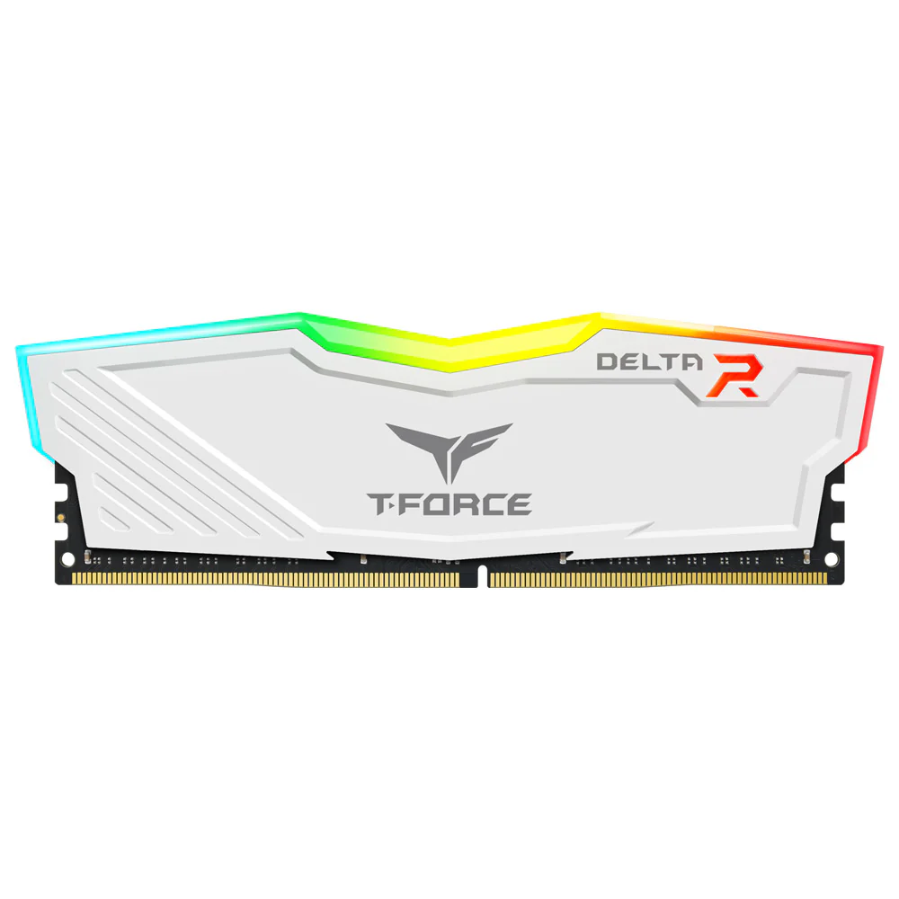 TeamGroup T-Force Delta RGB DDR4 8GB (1x8GB) 3200MHz CL16-18-18-38 1.35V Gaming Desktop Memory (Black, White) - Image 6
