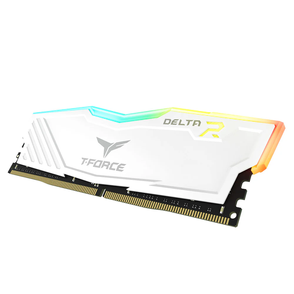 TeamGroup T-Force Delta RGB DDR4 8GB (1x8GB) 3200MHz CL16-18-18-38 1.35V Gaming Desktop Memory (Black, White) - Image 8
