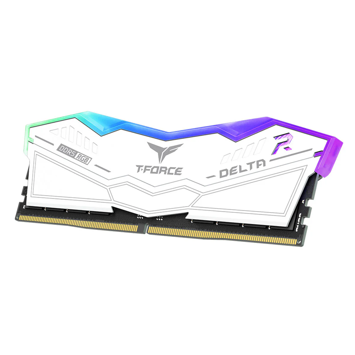 TeamGroup T-Force Delta RGB DDR5 32GB (2x16GB) 6000MHz CL38-46-46-76 1.25V Gaming Desktop Memory (Black, White) (FF3D532G6000HC38GDC01, FF4D532G6000HC38GDC01) - Image 9