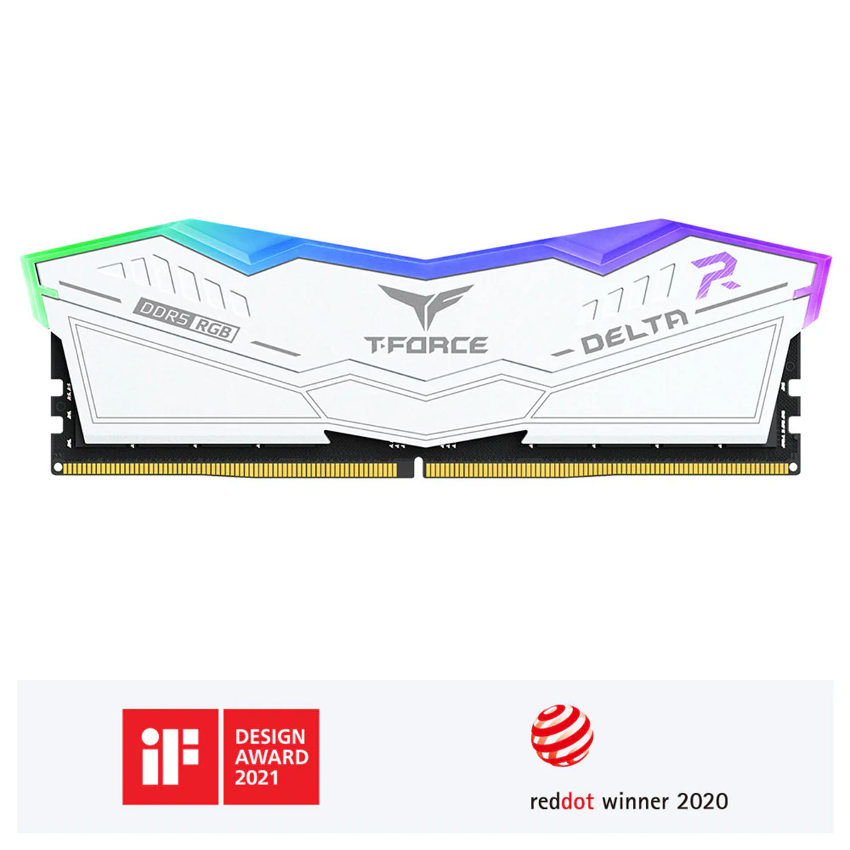 TeamGroup T-Force Delta RGB DDR5 32GB (2x16GB) 6000MHz CL38-46-46-84 1.35V Gaming Desktop Memory (Black, White) (FF3D532G6000HC38JDC01, FF4D532G6000HC38JDC01) - Image 9