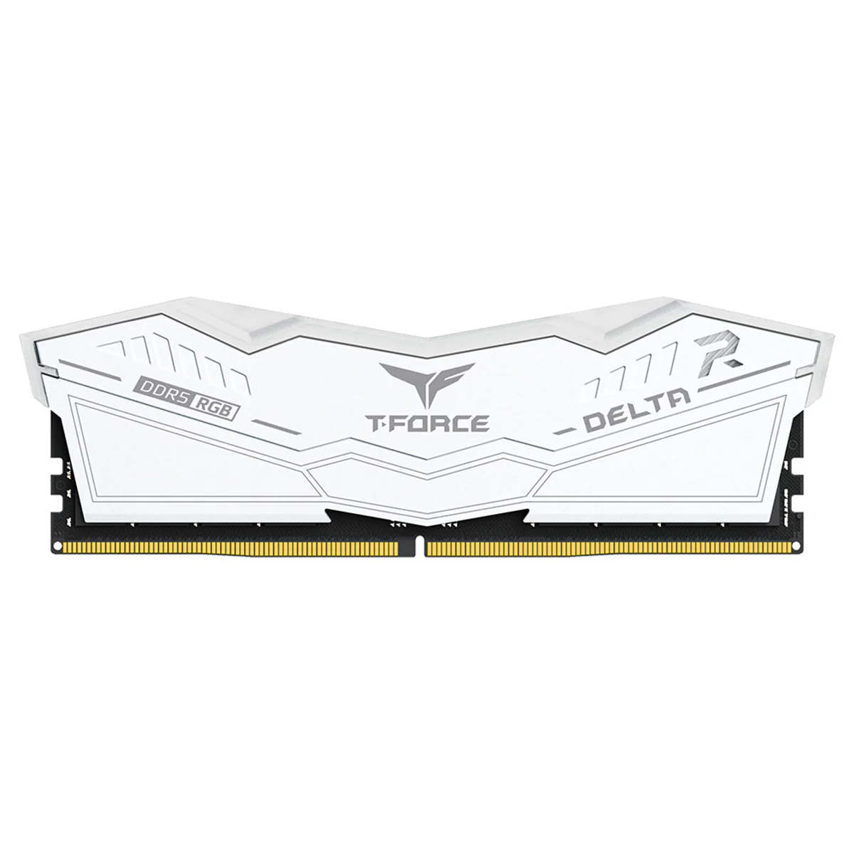 TeamGroup T-Force Delta RGB DDR5 16GB (1x16GB) 5200MHz CL40 Gaming Desktop Memory (White) (FF4D516G5200HC40C01) - Image 3