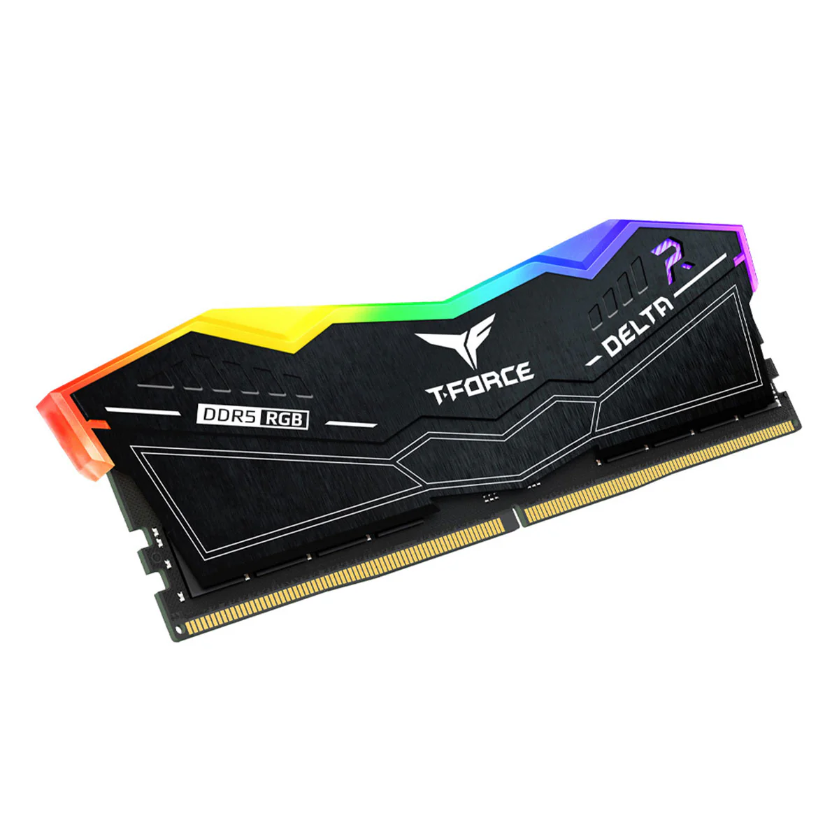 TeamGroup T-Force Delta RGB DDR5 64GB (2x32GB) 6000MHz CL38-46-46-76 1.35V Gaming Desktop Memory (Black, White) (FF3D564G6000HC38GDC01, FF4D564G6000HC38GDC01) - Image 4