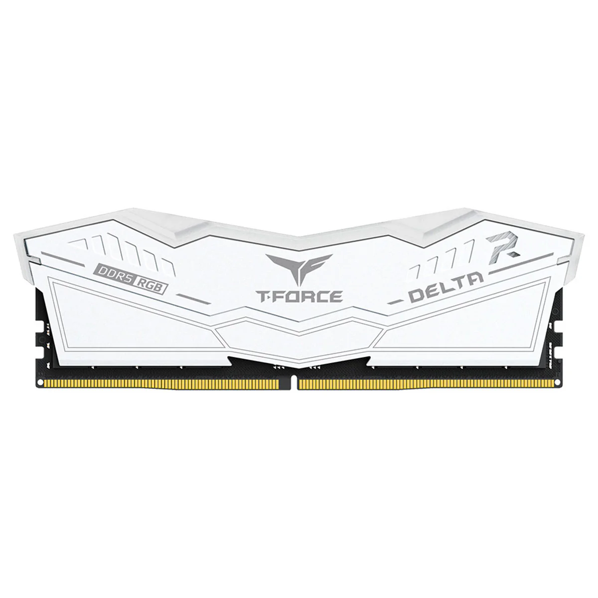 TeamGroup T-Force Delta RGB DDR5 64GB (2x32GB) 6000MHz CL38-46-46-84 1.35V Gaming Desktop Memory (White) (FF4D564G6000HC38JDC01) - Image 3