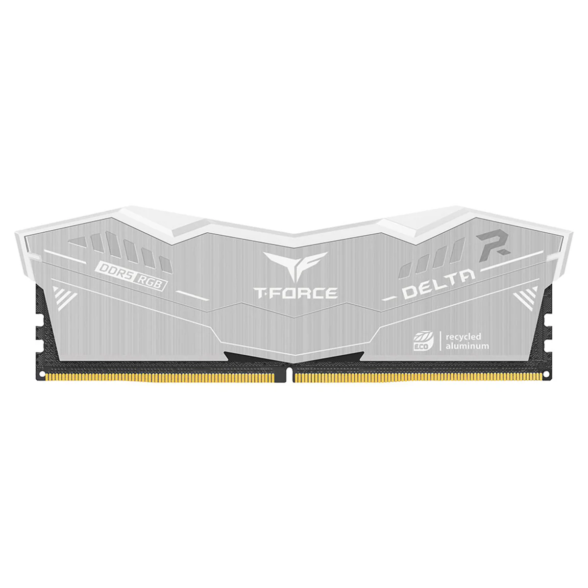 Teamgroup T-force Delta RGB ECO 32GB (2x16GB) DDR5 AMD EXPO 6000MHz CL38-46-46-76 1.25V Gaming Desktop Memory (Silver) (FF2D532G6000HC38GDC01) - Image 3