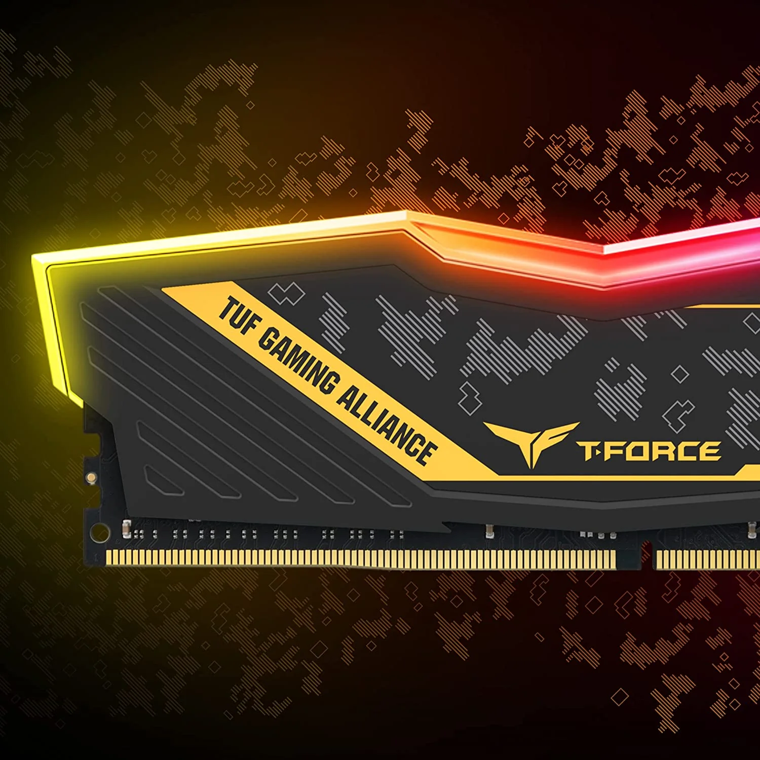 Teamgroup T-Force Delta TUF Gaming Alliance RGB 16GB (2X8GB) DDR4 3600Mhz CL18-22-22-42 1.35V Desktop Memory (TF9D416G3600HC18JDC01) - Image 5