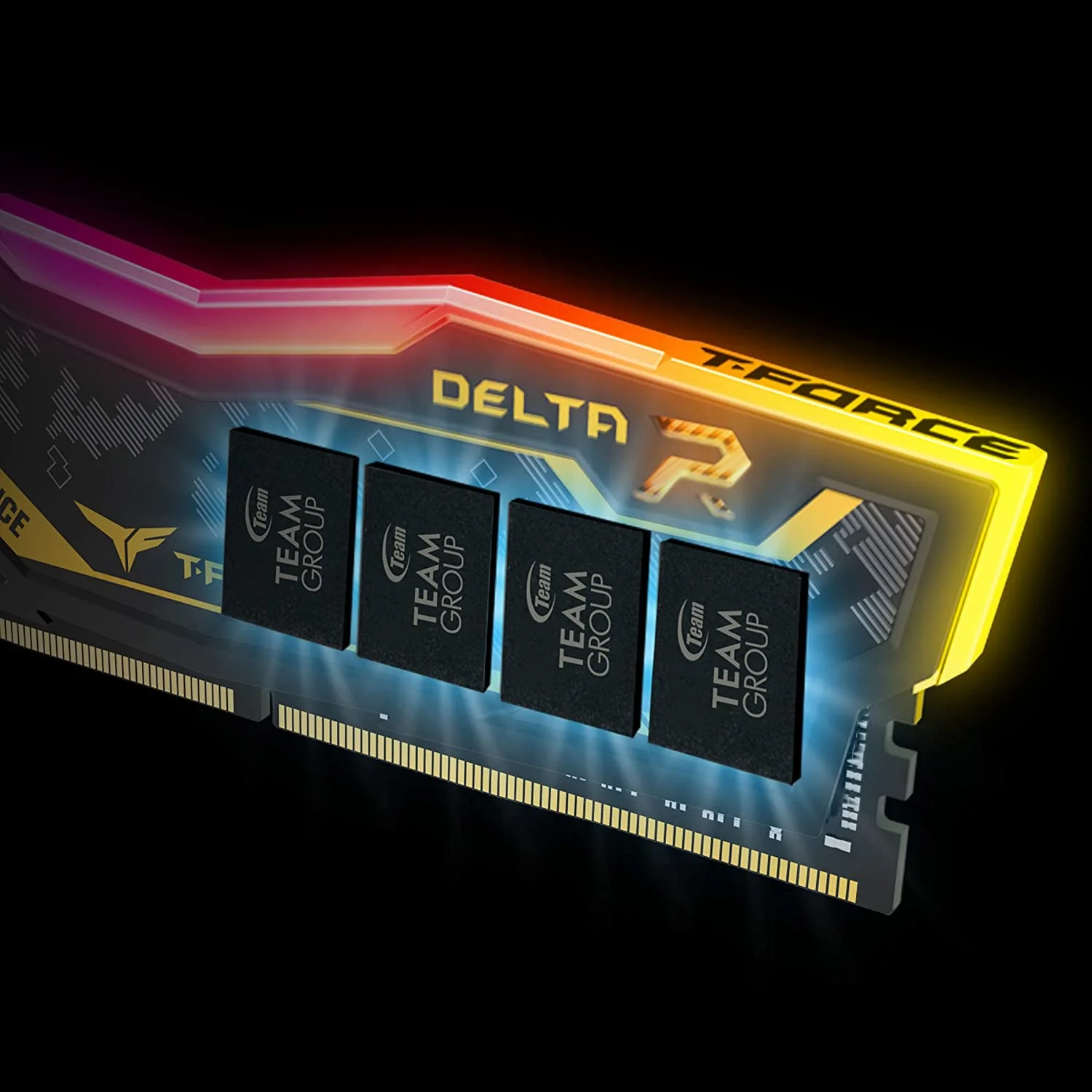 Teamgroup T-Force Delta TUF Gaming Alliance RGB 16GB (2X8GB) DDR4 3600Mhz CL18-22-22-42 1.35V Desktop Memory (TF9D416G3600HC18JDC01) - Image 6