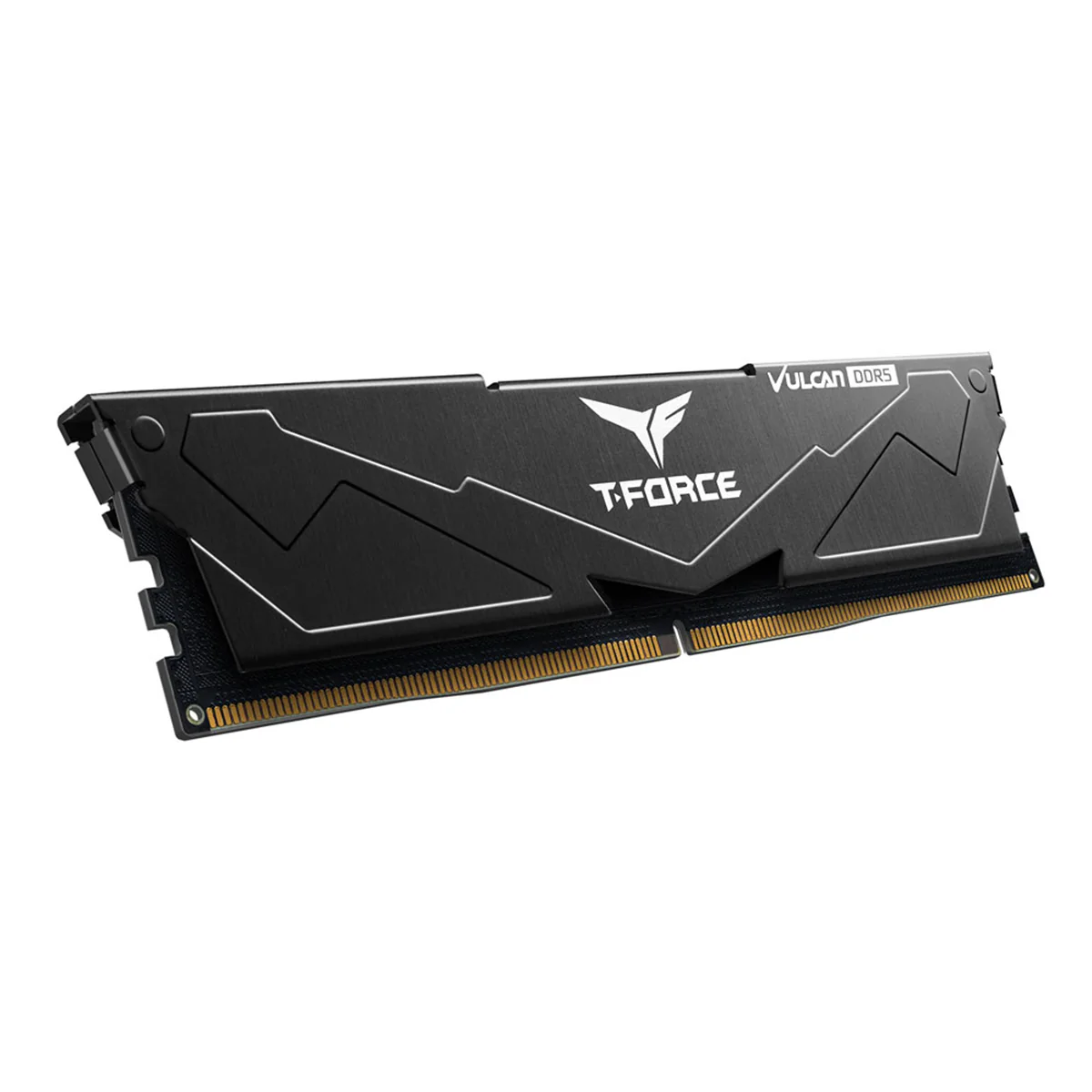 TeamGroup T-Force Vulcan DDR5 16GB (1x16GB) 5200MHz CL40 Gaming Desktop Memory (Black) (FLBD516G5200HC40C01) - Image 5