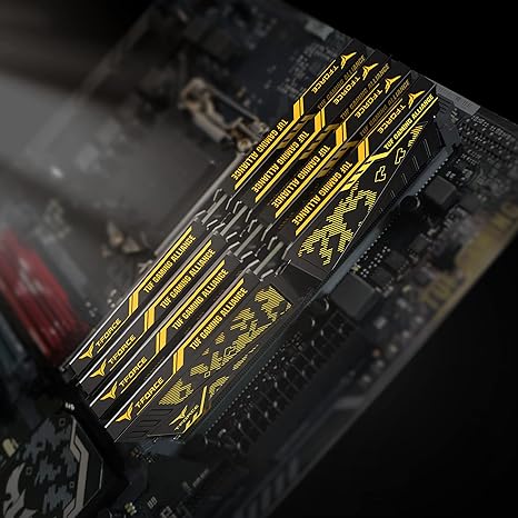 Teamgroup T-Force Vulcan TUF Gaming Alliance 32GB (2X16GB) DDR4 3200MHZ CL16-20-20-40 1.35V Desktop Memory (TLTYD432G3200HC16FDC01) - Image 2