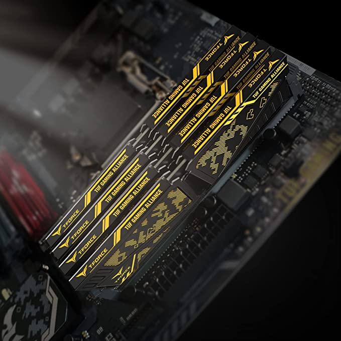 TEAMGROUP T-FORCE VULCAN TUF Gaming Alliance 32GB KIT (2X16GB) DDR4 3600 MHZ Gaming Memory (TLTYD432G3600HC19ADC01) - Image 5