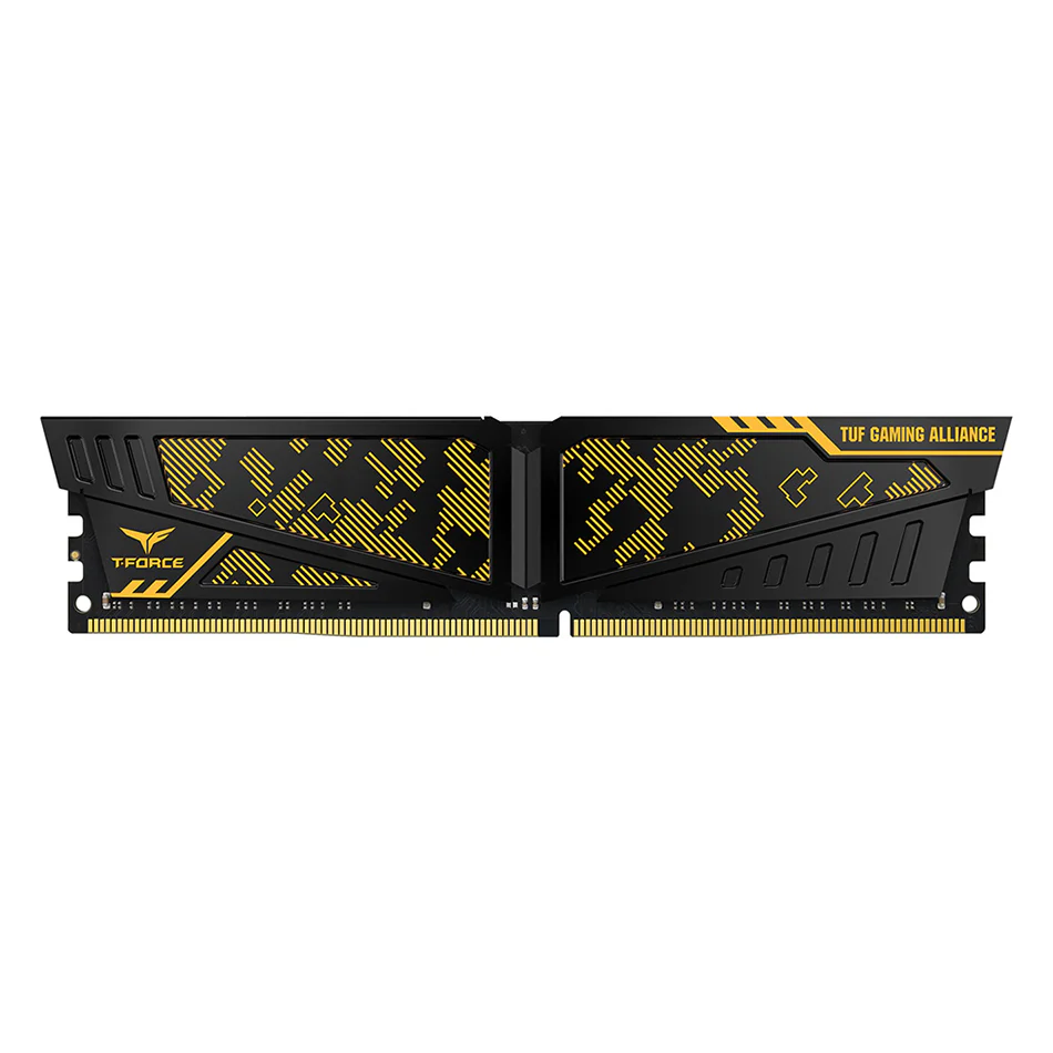 TeamGroup T-Force Vulcan TUF Gaming Alliance DDR4 16GB (1x16GB) 3600MHz CL18 Desktop Memory (TLTYD416G3600HC18J01)