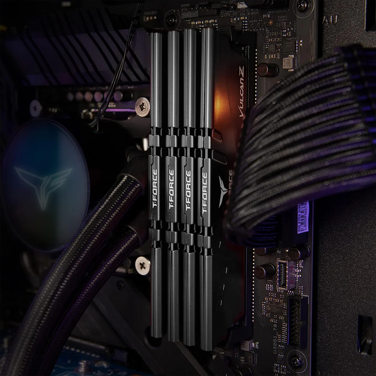 Teamgroup T-Force Vulcan Z 16GB (2X8GB) DDR4 3200MHZ CL16-18-18-38 Desktop Memory (Grey) (TLZGD416G3200HC16CDC01) - Image 4