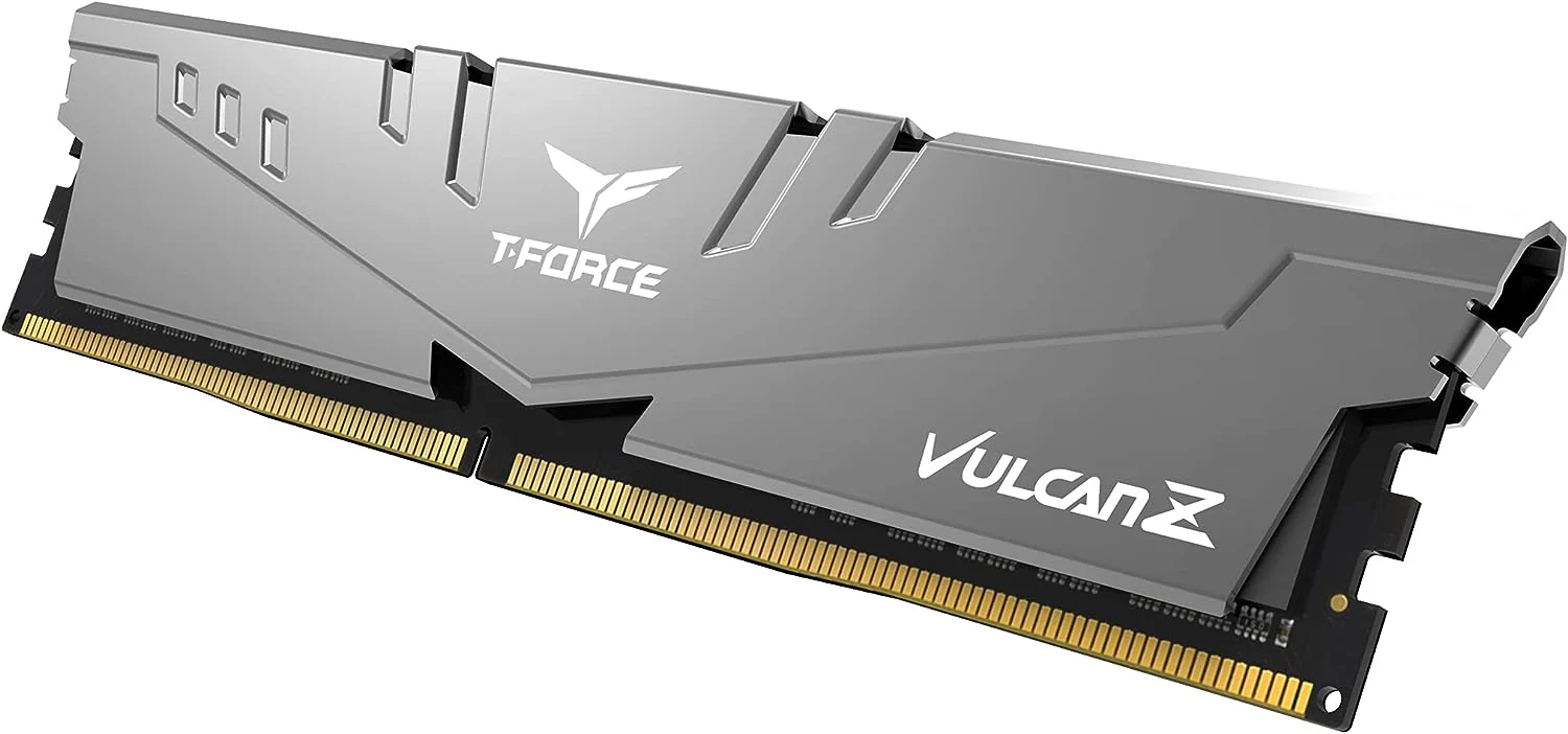 Teamgroup T-Force Vulcan Z 32GB (2X16GB) DDR4 3600MHZ CL18-22-22-42 1.35V Desktop Memory (Grey) (TLZGD432G3600HC18JDC01) - Image 4