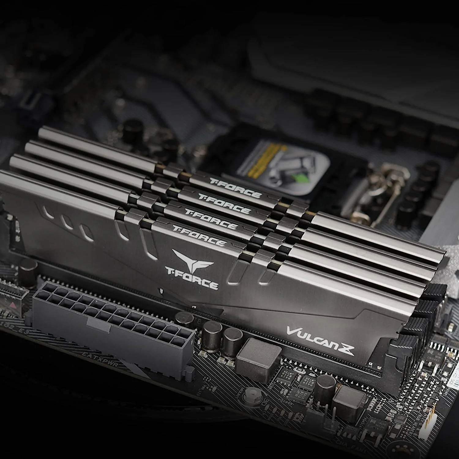 Teamgroup T-Force Vulcan Z 32GB (2X16GB) DDR4 3600MHZ CL18-22-22-42 1.35V Desktop Memory (Grey) (TLZGD432G3600HC18JDC01) - Image 7