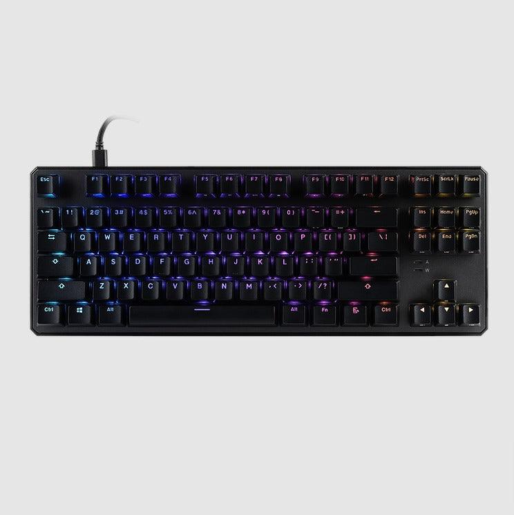 Tecware Phantom+ 87-Keys RGB Wired Mechanical Keyboard (Pre-Lubed Wraith Orange Tactile Switches) - Image 2