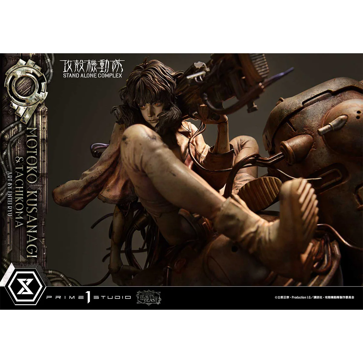 The Legend of Beauty and the Beast Ghost in the Shell Stand Alone Complex Motoko Kusanagi & Tachikoma Art by Entei Ryu (LBBGITS-01) Pre-Order Downpayment - Image 10