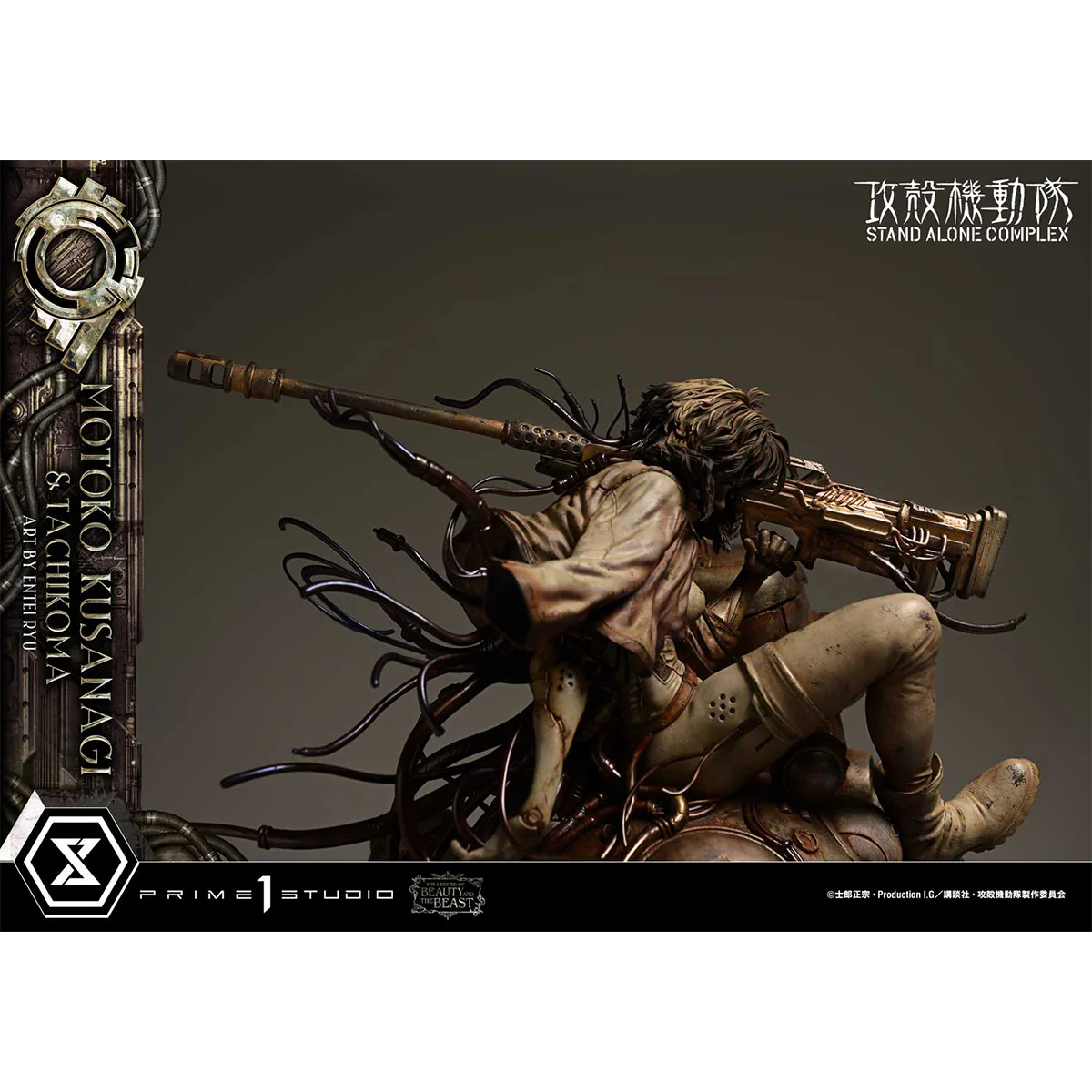 The Legend of Beauty and the Beast Ghost in the Shell Stand Alone Complex Motoko Kusanagi & Tachikoma Art by Entei Ryu (LBBGITS-01) Pre-Order Downpayment - Image 14