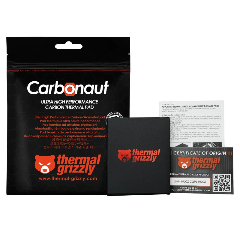 Thermal Grizzly Carbonaut Ultra High Performance Carbon Thermal Pad 31x25x.02mm (TG-CA-31-25-02-R) - Image 6