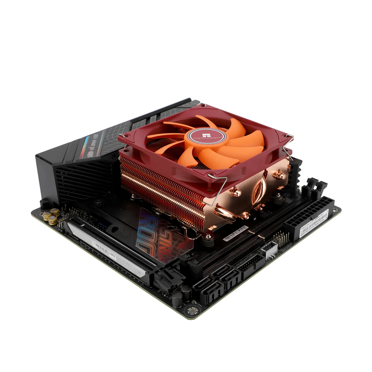 Thermalright AXP90-X53 Full HTPC/ITX Low-Profile CPU Air Cooler (Orange) - Image 8
