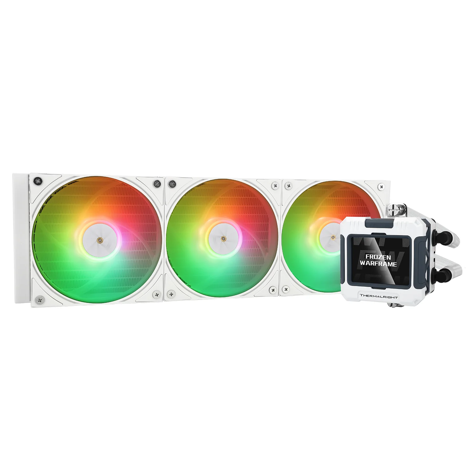 Thermalright Frozen Warframe 360 ARGB AIO CPU Liquid Cooler (Black, White) - Image 10