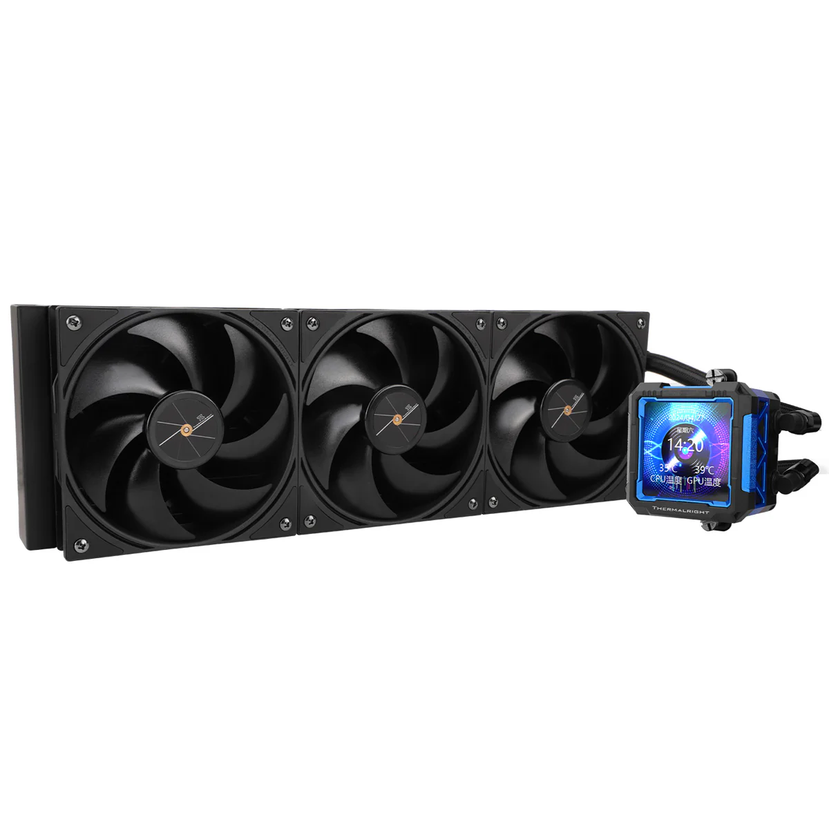 Thermalright Frozen Warframe Pro 360 Black AIO CPU Liquid Cooler - Image 2