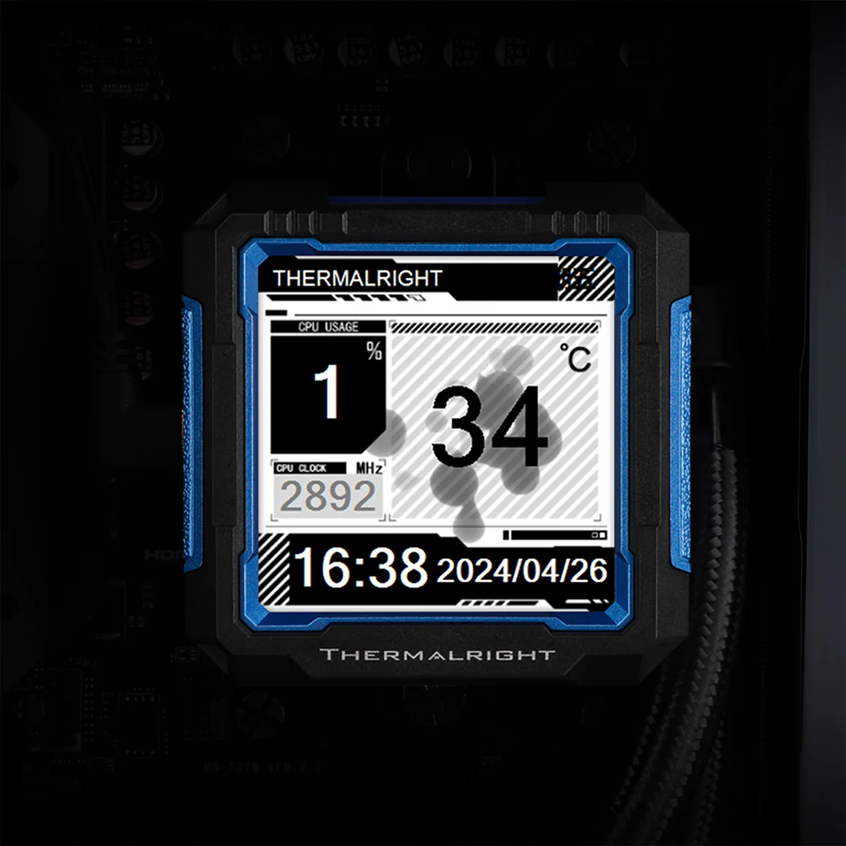 Thermalright Frozen Warframe Pro 360 Black AIO CPU Liquid Cooler - Image 6