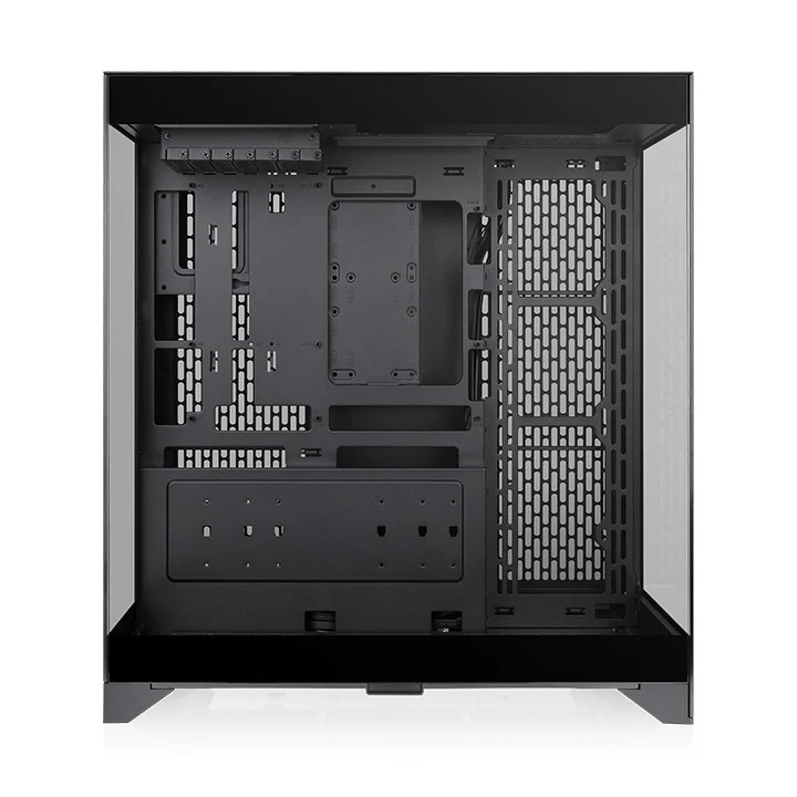 Thermaltake CTE E550 Tempered Glass Dual Chamber Mid Tower Case (Black, Snow) - Image 3