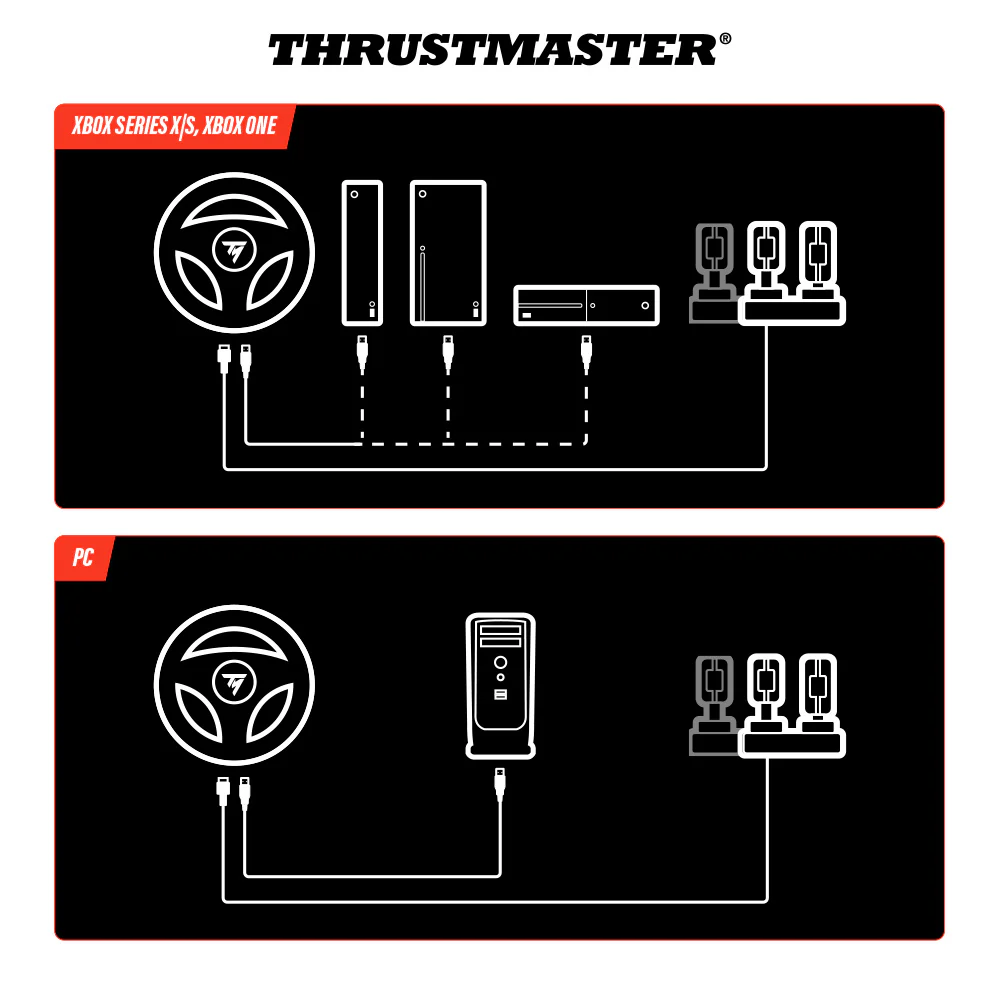Thrustmaster T98 Ferrari 296 GTS for Xbox Series X/S / XboxOne / Windows 10/11 (4460297) - Image 11