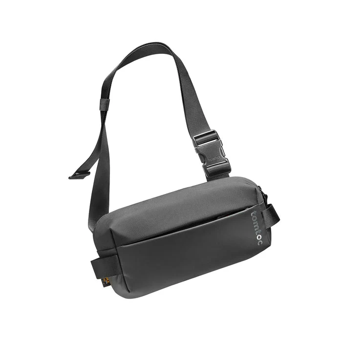 Tomtoc Explorer-T21 Sling Bag With Minimalist EDC Design - Small (Black, Light Gray, Olive Green, Space Grey, Inky Blue) (T21S1D1, T21S1G2, T21S1T1, T21S1G1, T21S1B1) - Image 11