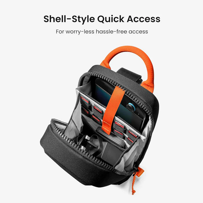 Tomtoc GameOn-G49 Sling Bag for Nintendo Switch 2 (Red, Black, Gray) - Image 2