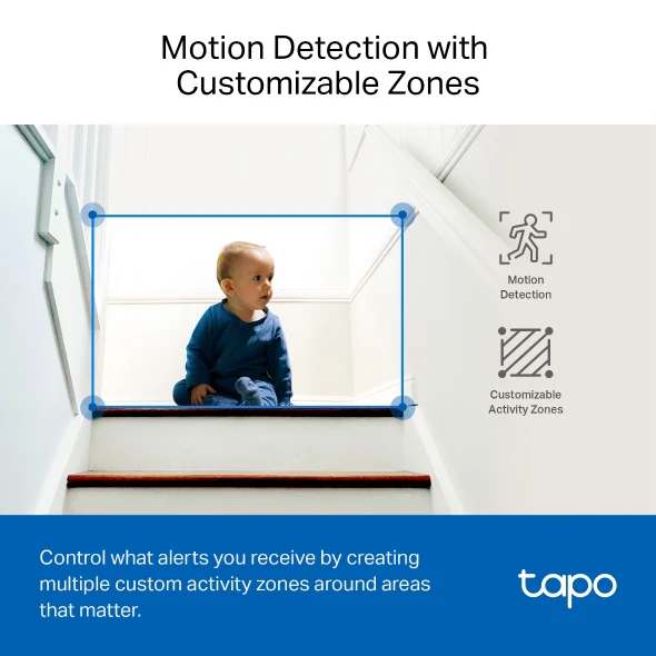 TP-Link TAPO C220 Pan/Tilt Ai Home Security Wi-Fi Camera - Image 2