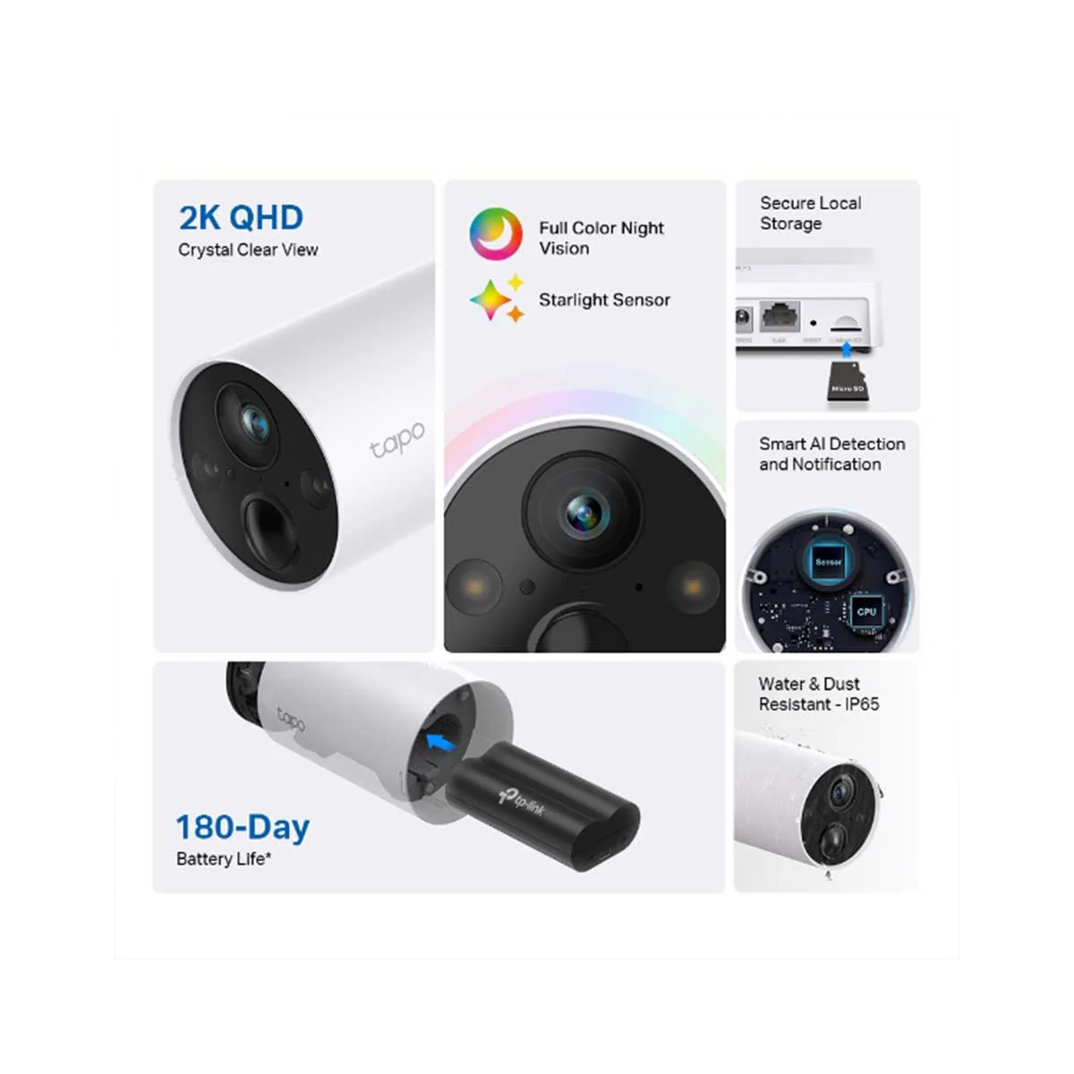 TP-Link Tapo C420 2K QHD Smart Wire-Free Security Camera - Image 6