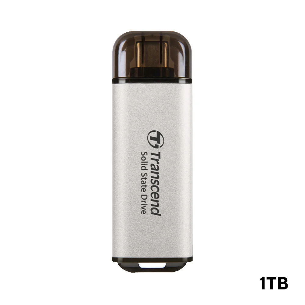 Transcend ESD300 10GBPS USB Type-C Portable SSD (Silver) - Image 3