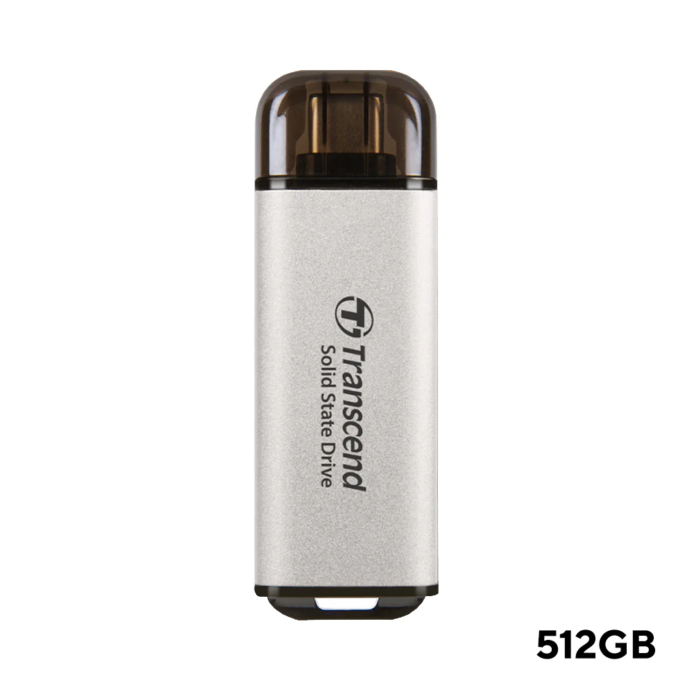 Transcend ESD300 10GBPS USB Type-C Portable SSD (Silver) - Image 4