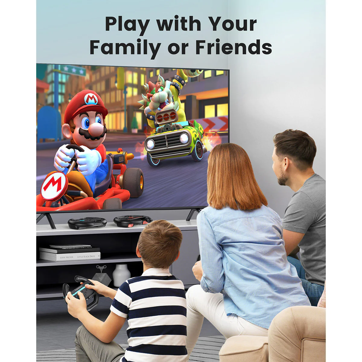 Transnovo Controller Steering Wheel for Nintendo Switch 2 Joy-Pad (NS2-GA02) - Image 4