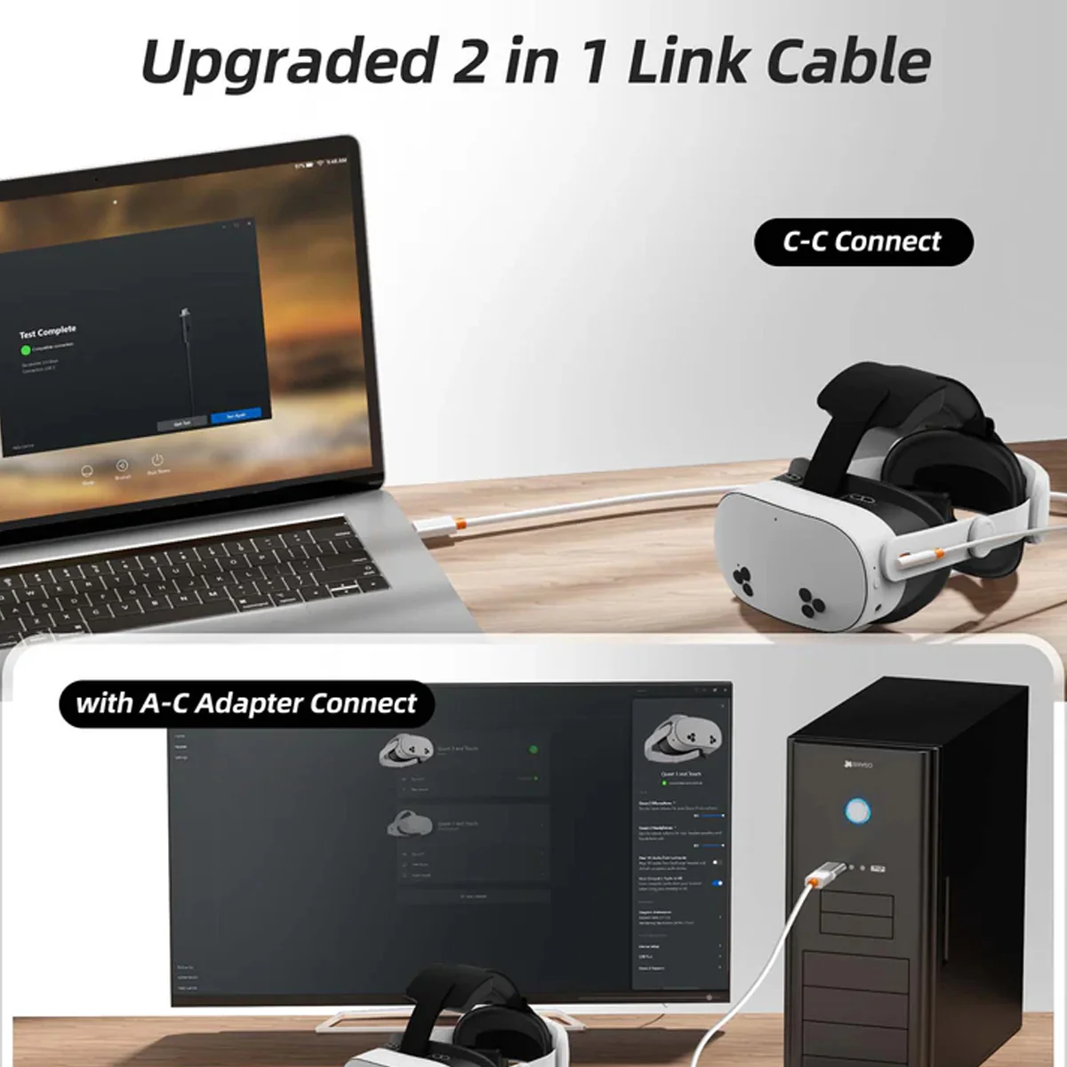 Transnovo RL2-5MW VR Link Cable (5M / 16.4FT) (White) - Image 7